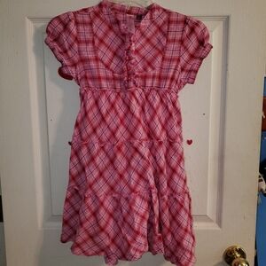 💸 5 for $20 | Lei Sundresses by Taylor Swift Plaid Tiered Cap Sleeve Dress